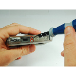 Разборка Sony Cyber-shot DSC-T1 Снятие передней крышки